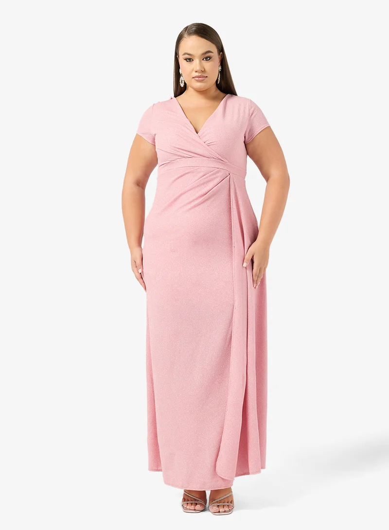 Khizana  A-line Dress With Cape Sleeves for Women | Best Price UAE